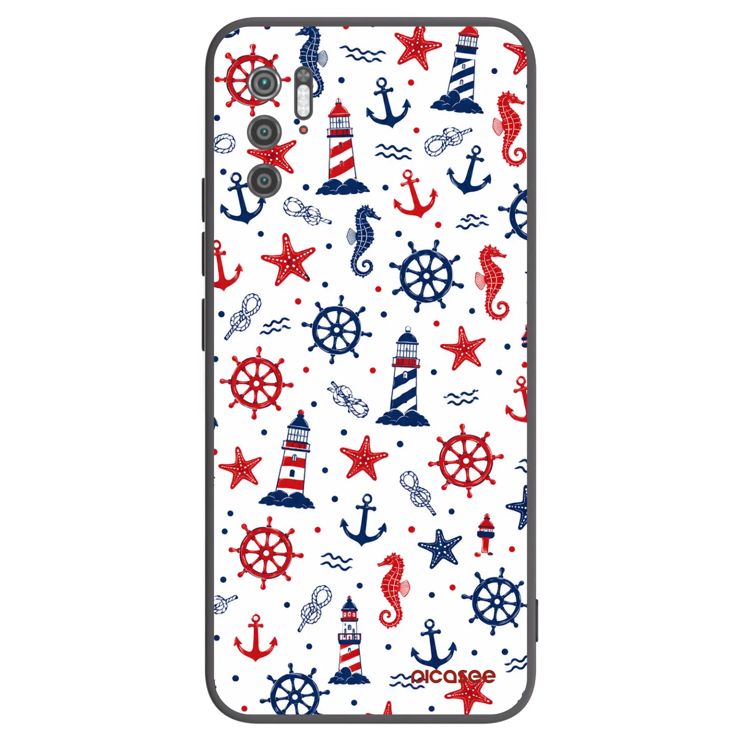 Picasee silikonový černý obal pro Xiaomi Poco M3 Pro 5G - Sailor Vibes