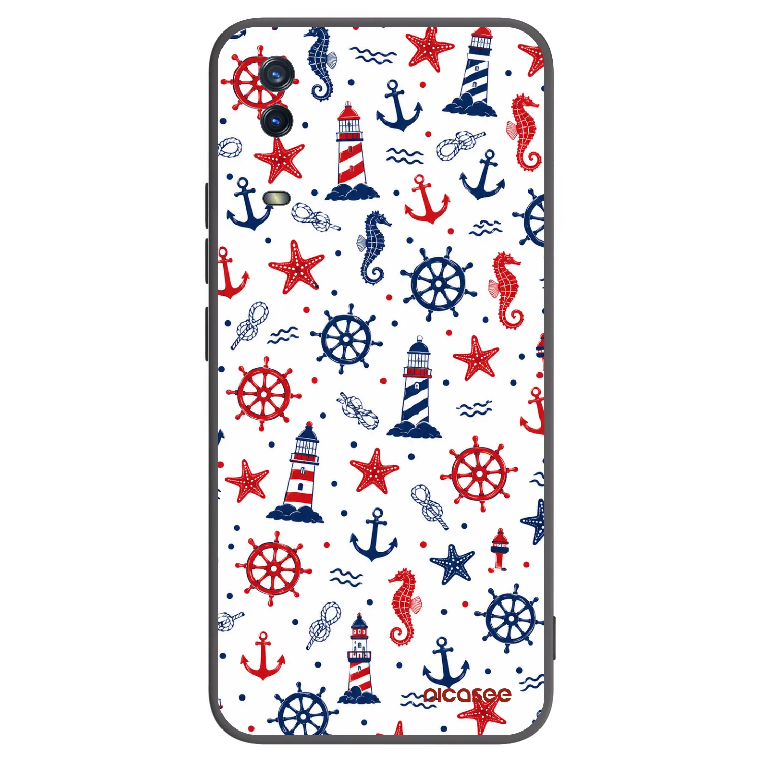 Picasee silikonový černý obal pro Vivo Y11s - Sailor Vibes