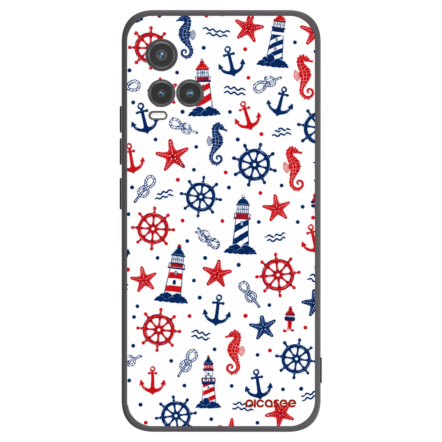 Picasee silikonový černý obal pro Vivo Y33s - Sailor Vibes