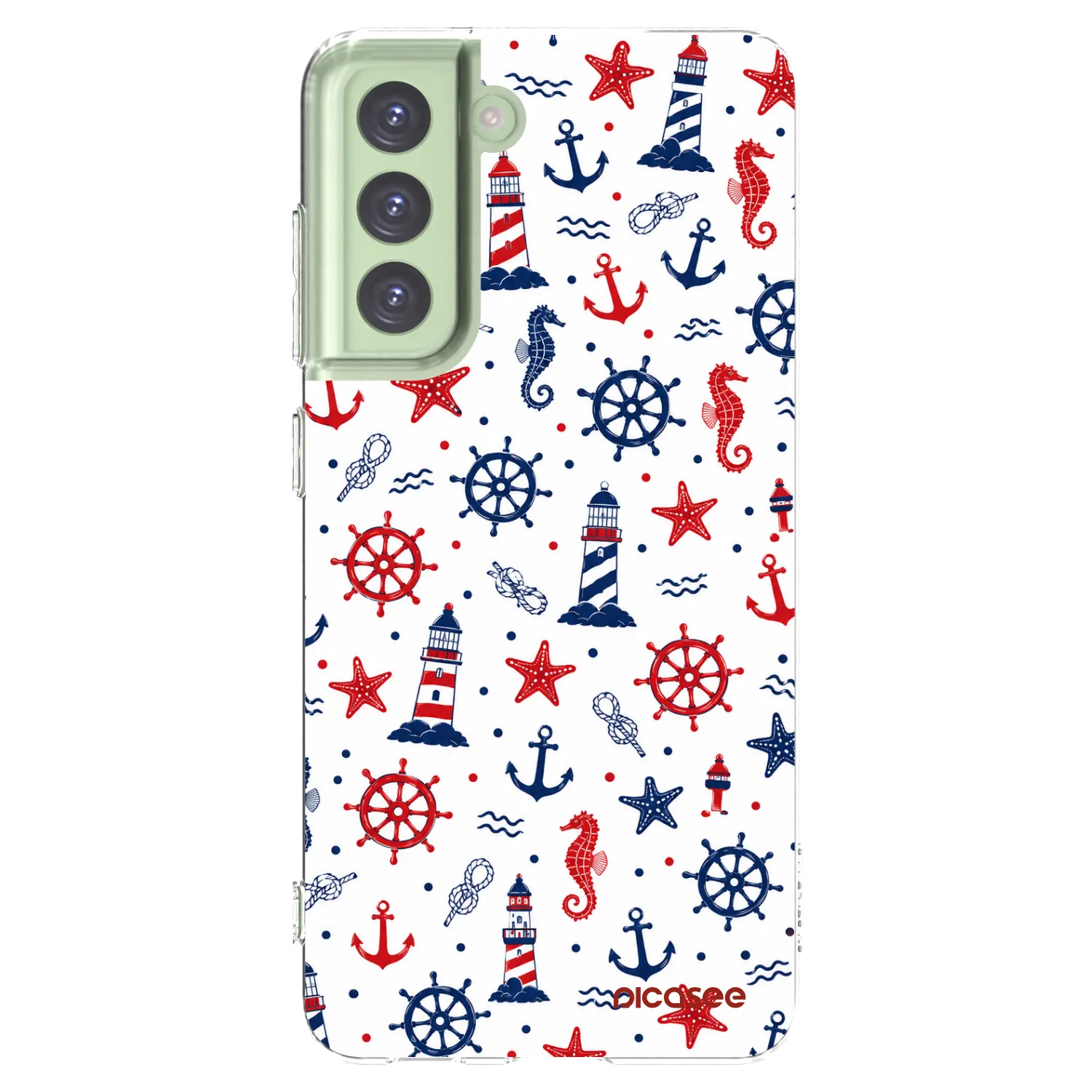 Picasee silikonový průhledný obal pro Samsung Galaxy S21 FE 5G - Sailor Vibes