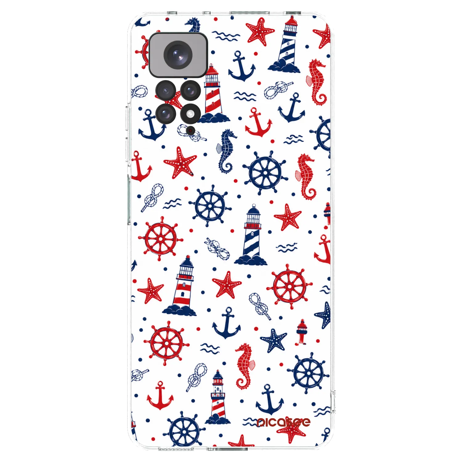 Picasee silikonový průhledný obal pro Xiaomi Redmi Note 11 - Sailor Vibes