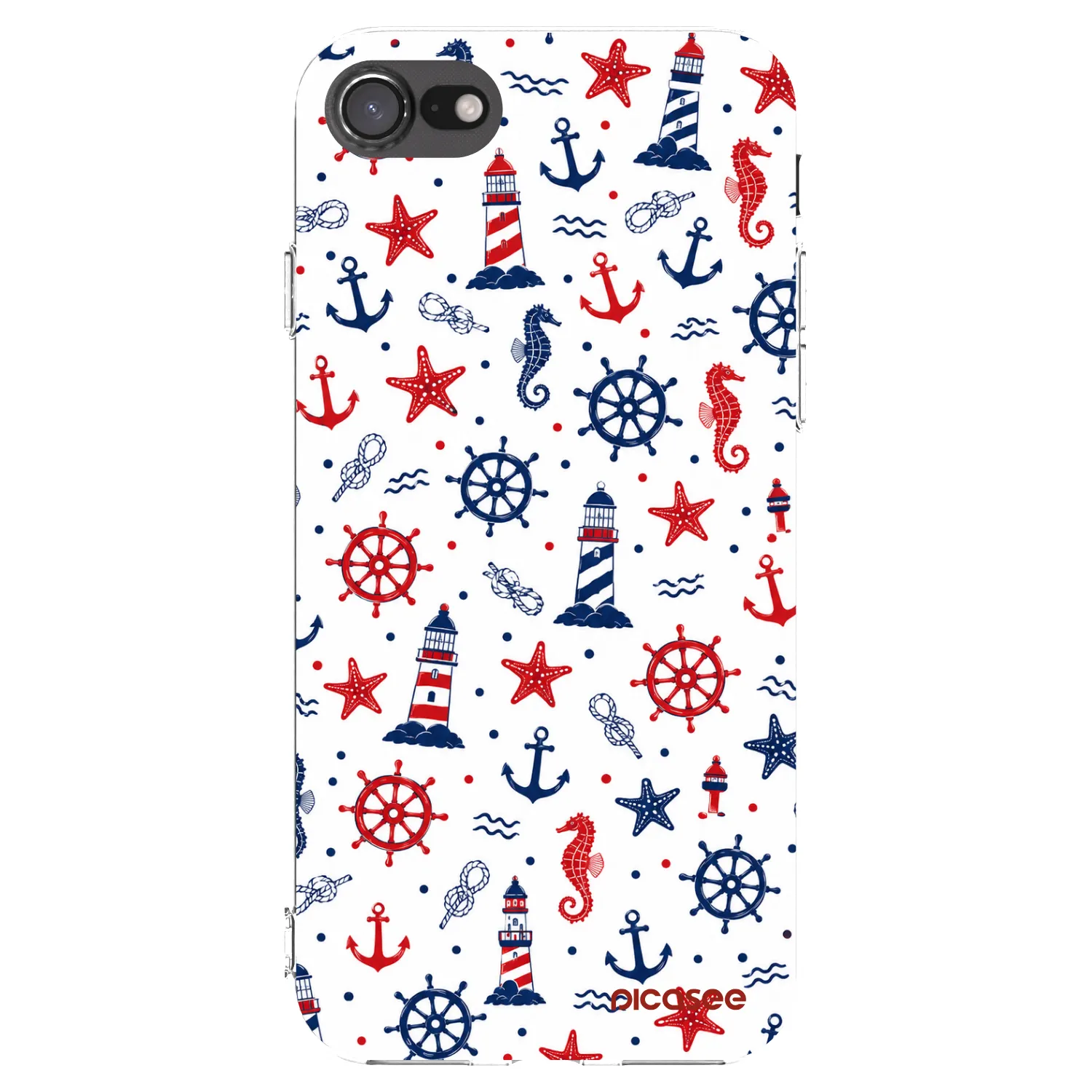 Picasee silikonový průhledný obal pro Apple iPhone SE 2022 - Sailor Vibes