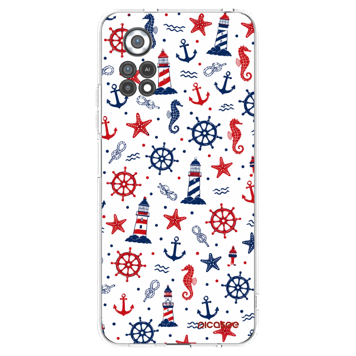 Picasee silikonový průhledný obal pro Xiaomi Poco X4 Pro 5G - Sailor Vibes