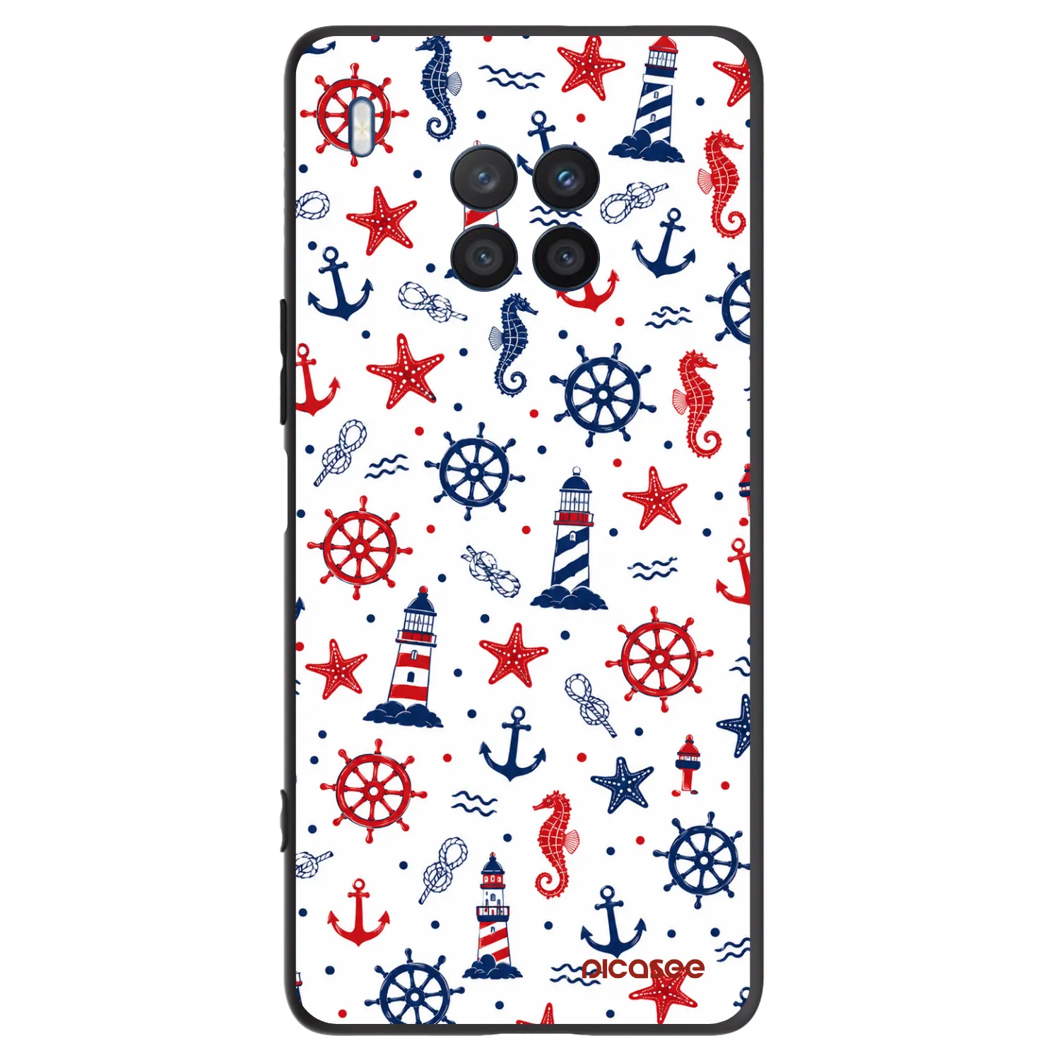 Picasee silikonový černý obal pro Honor 50 Lite - Sailor Vibes