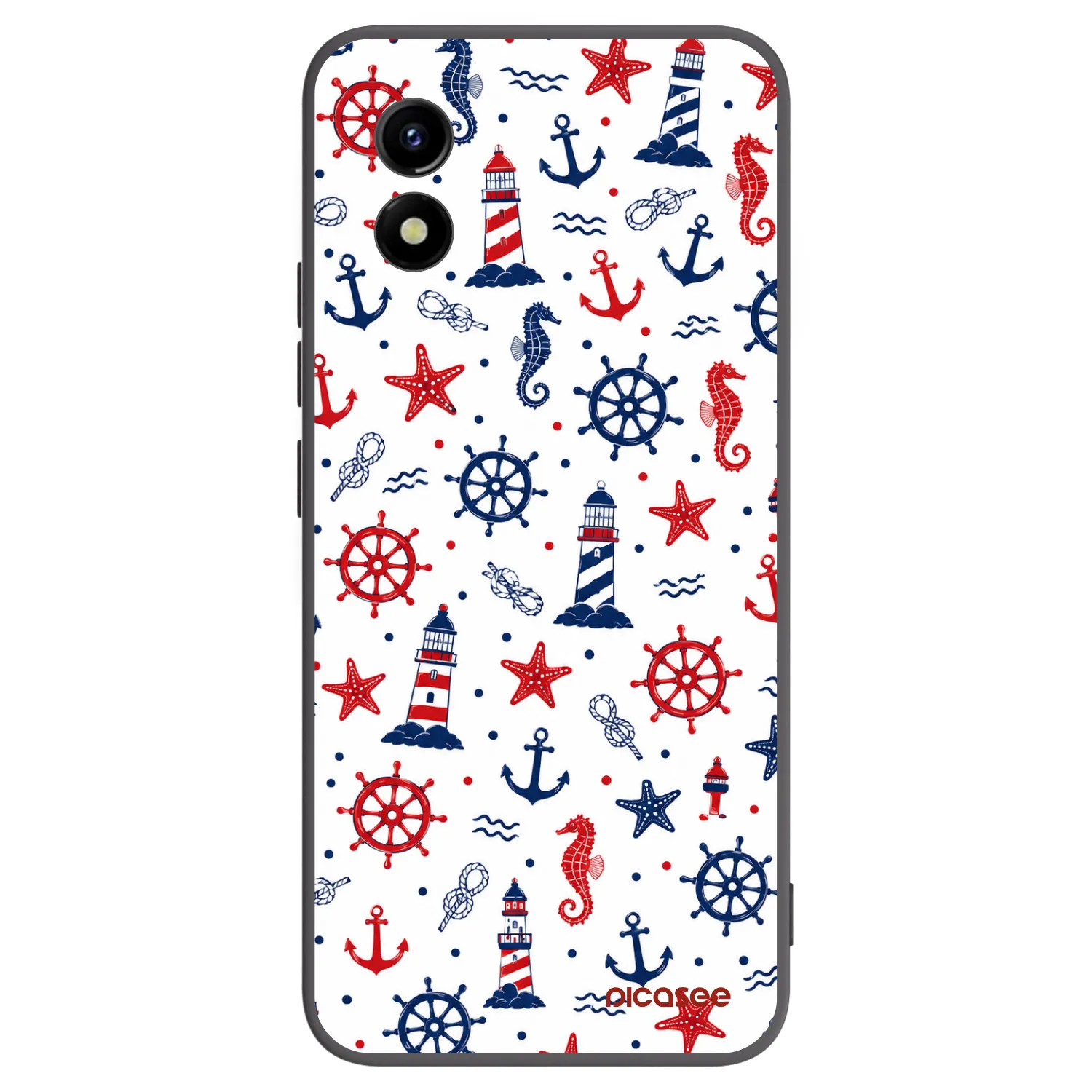 Picasee silikonový černý obal pro Vivo Y01 - Sailor Vibes