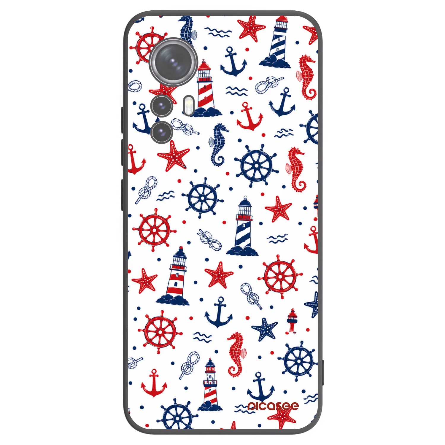 Picasee silikonový černý obal pro Xiaomi 12X - Sailor Vibes