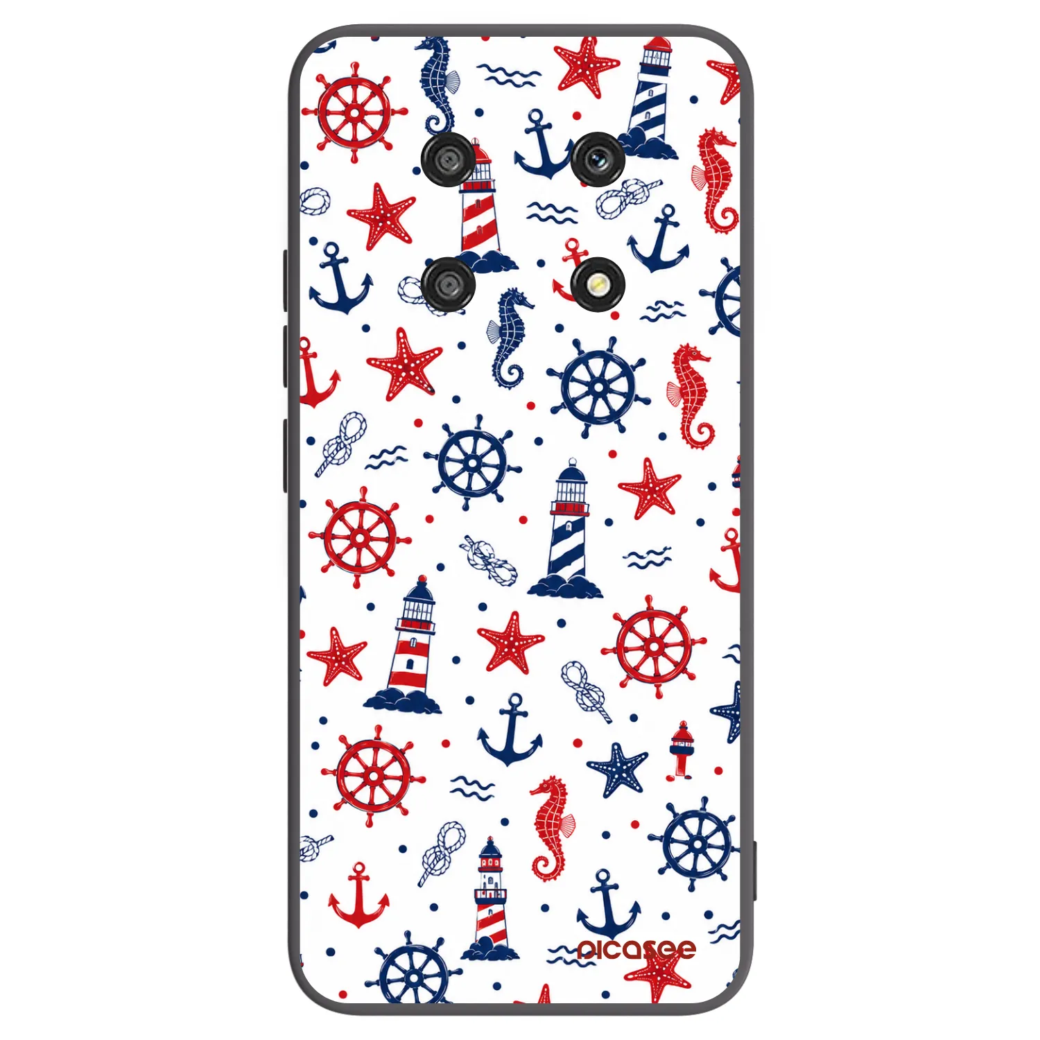 Picasee silikonový černý obal pro Honor Magic4 Lite 5G - Sailor Vibes