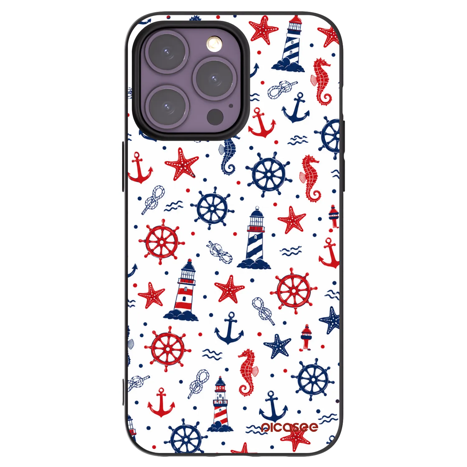 Picasee silikonový černý obal pro Apple iPhone 14 Pro Max - Sailor Vibes
