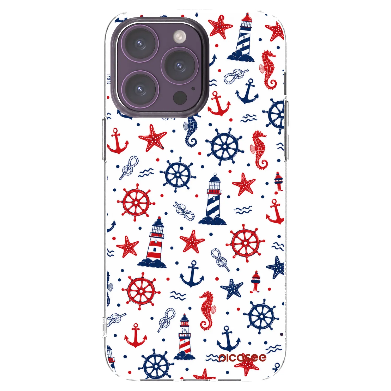 Picasee silikonový průhledný obal pro Apple iPhone 14 Pro Max - Sailor Vibes