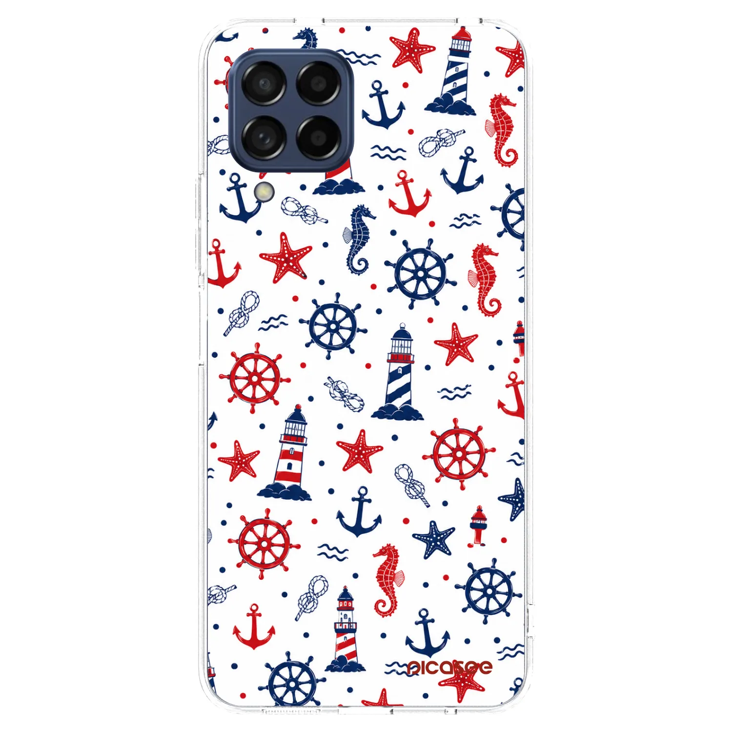 Picasee silikonový průhledný obal pro Samsung Galaxy M53 5G - Sailor Vibes