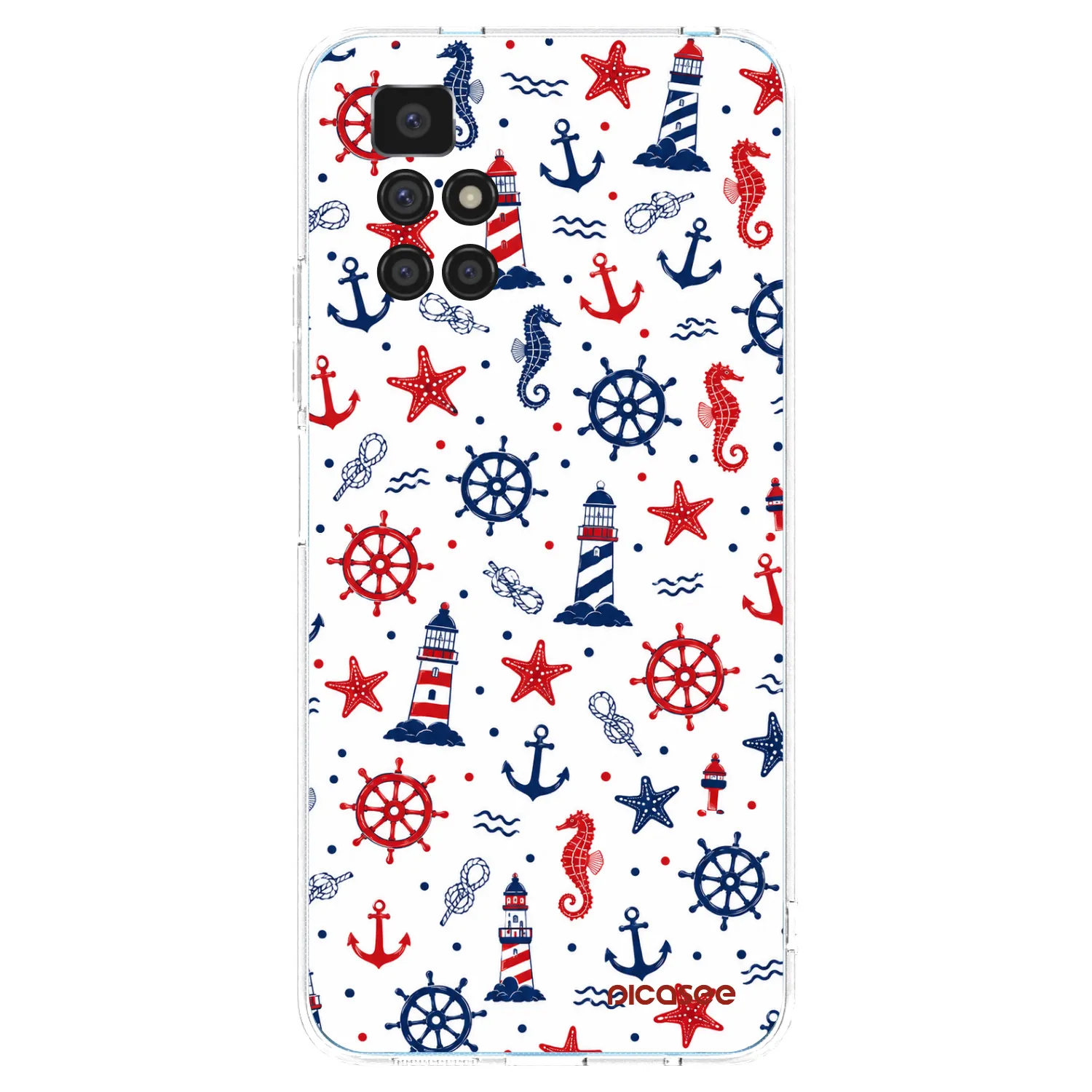 Picasee silikonový průhledný obal pro Xiaomi Redmi 10 (2022) - Sailor Vibes