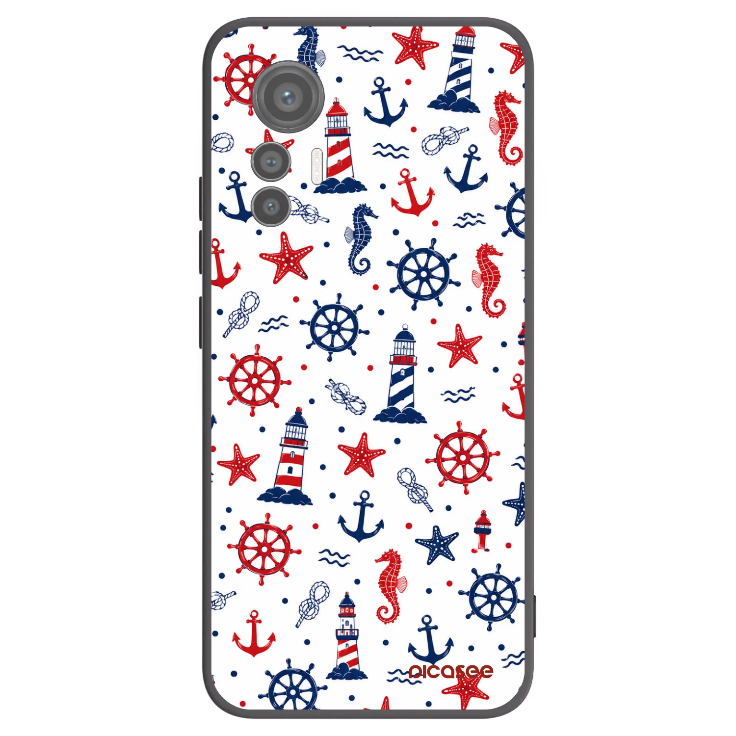 Picasee silikonový černý obal pro Xiaomi 12 Lite - Sailor Vibes