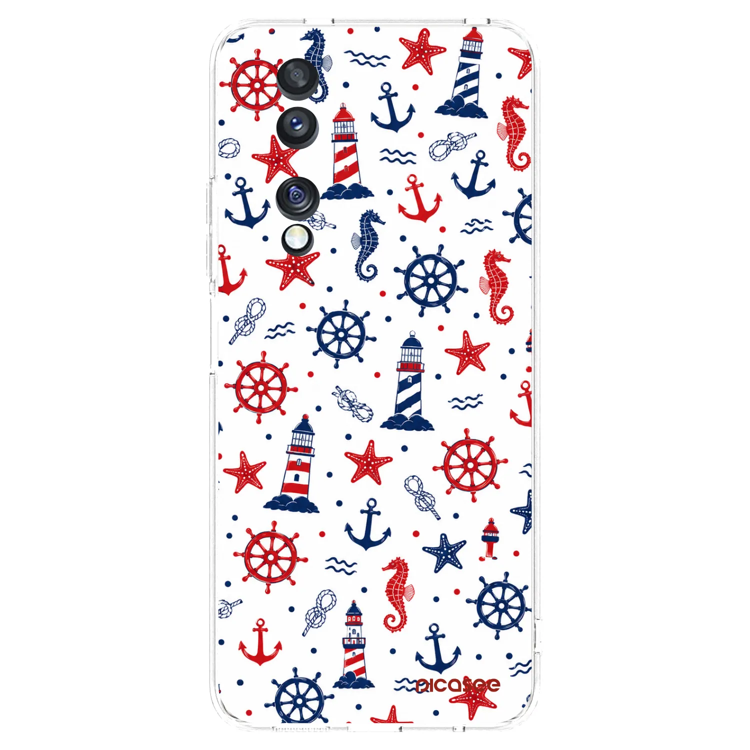 Picasee silikonový průhledný obal pro Honor 70 - Sailor Vibes