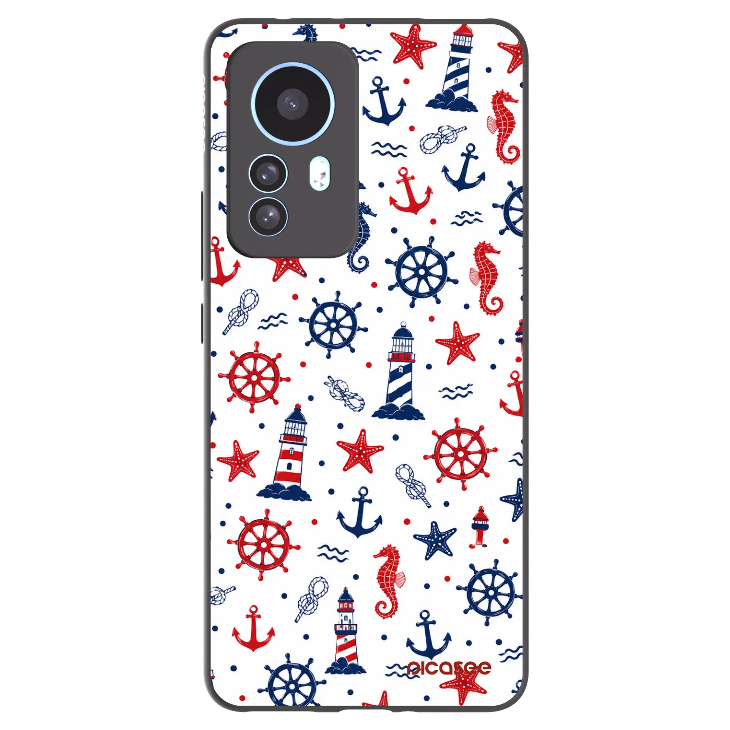 Picasee silikonový černý obal pro Xiaomi 12T Pro - Sailor Vibes