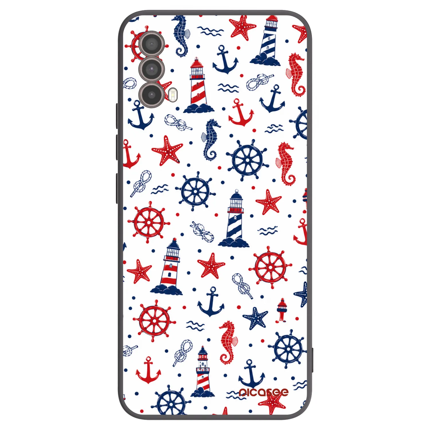 Picasee silikonový černý obal pro Motorola Moto E40 - Sailor Vibes