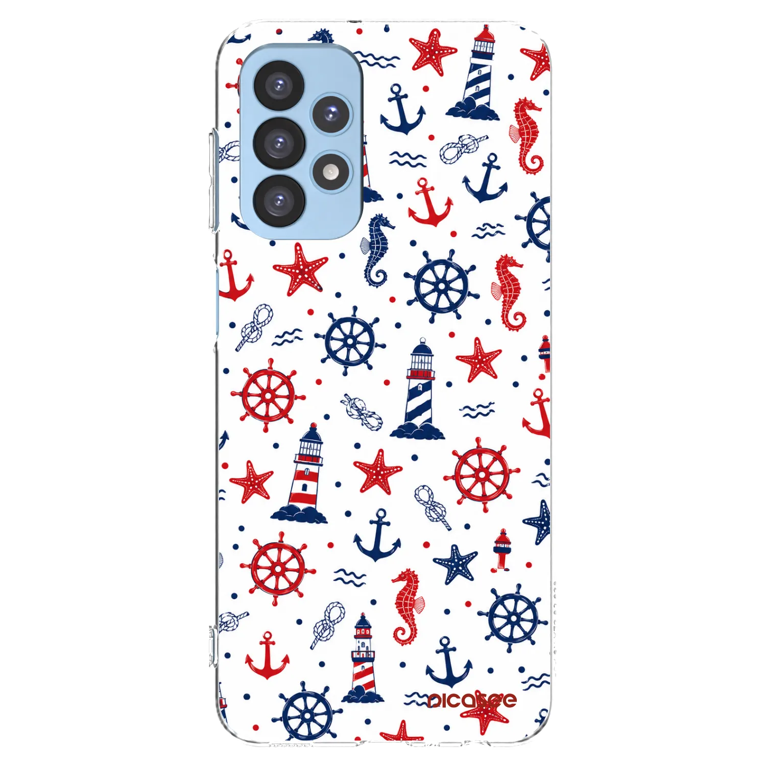 Picasee silikonový průhledný obal pro Samsung Galaxy A23 A235F 4G - Sailor Vibes