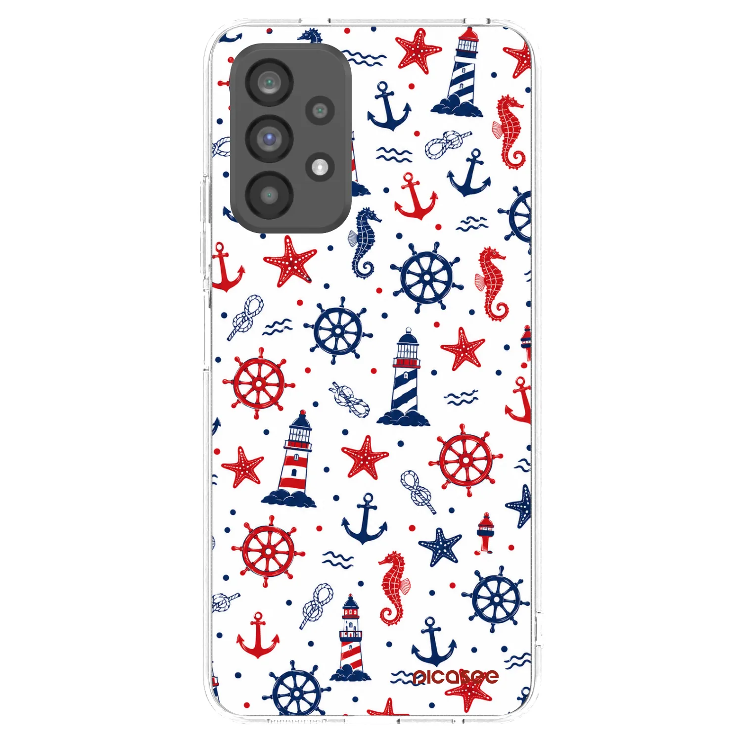 Picasee silikonový průhledný obal pro Samsung Galaxy A73 5G - Sailor Vibes