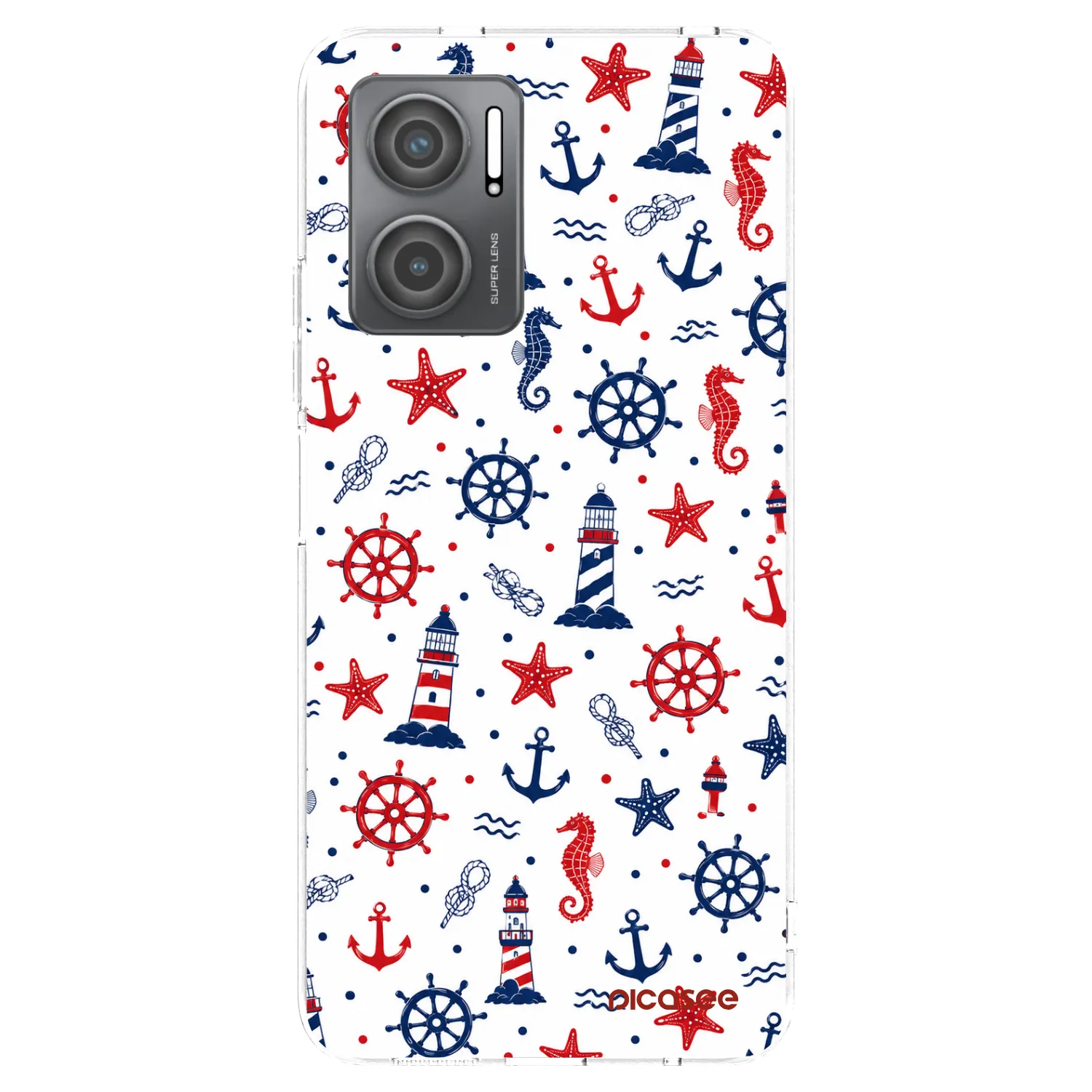 Picasee silikonový průhledný obal pro Xiaomi Redmi 10 5G - Sailor Vibes