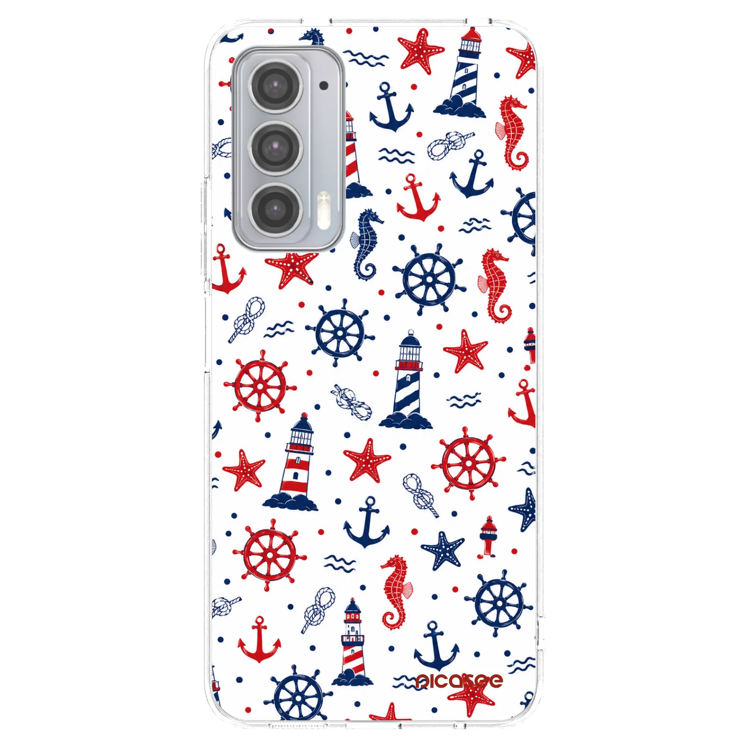 Picasee silikonový průhledný obal pro Motorola Edge 20 - Sailor Vibes