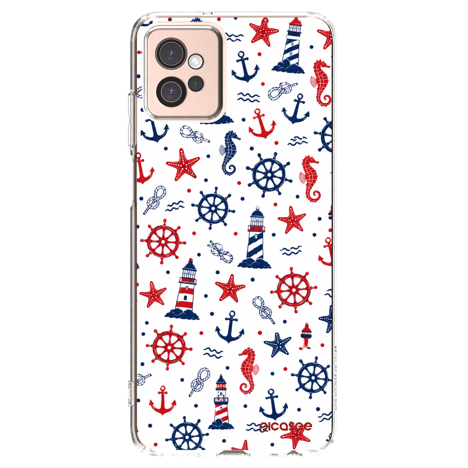 Picasee silikonový průhledný obal pro Motorola Moto G32 - Sailor Vibes