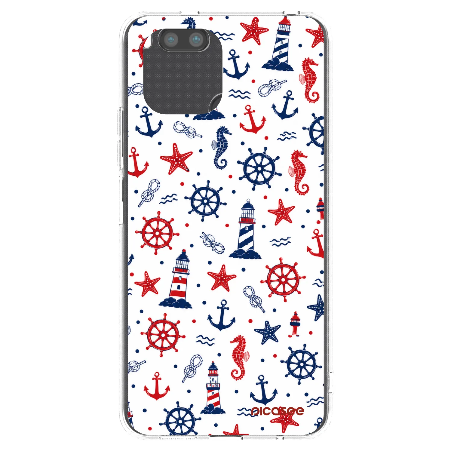 Picasee silikonový průhledný obal pro Xiaomi Redmi A1 - Sailor Vibes