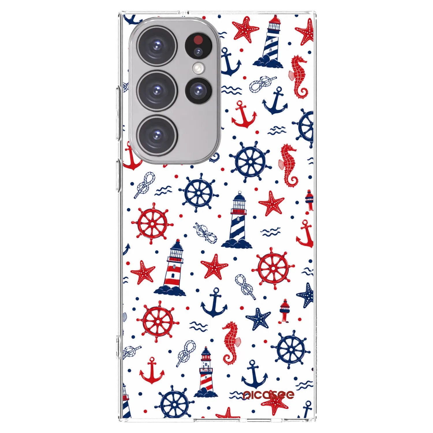 Picasee silikonový průhledný obal pro Samsung Galaxy S23 Ultra 5G - Sailor Vibes