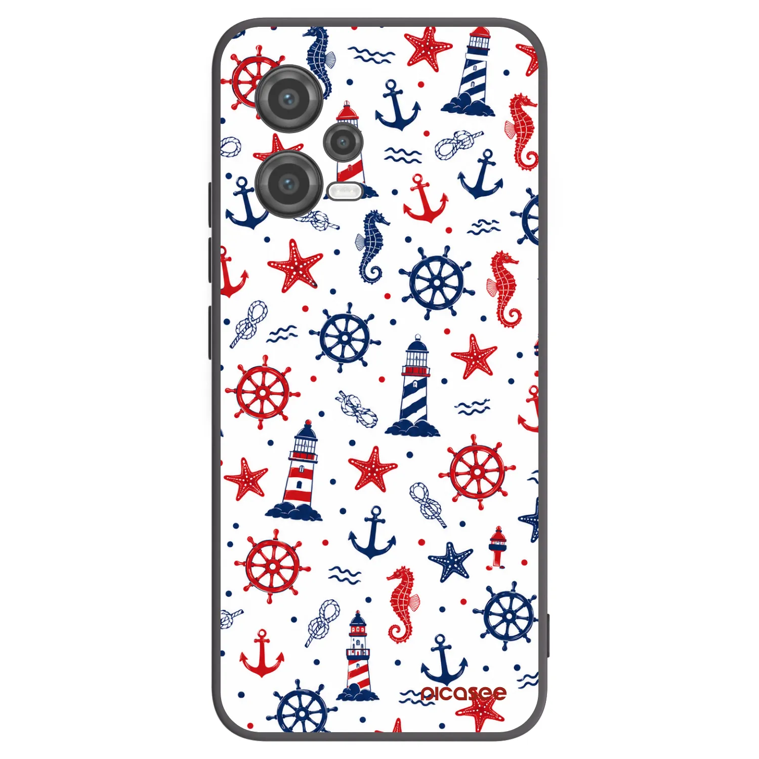 Picasee silikonový černý obal pro Xiaomi Poco X5 - Sailor Vibes