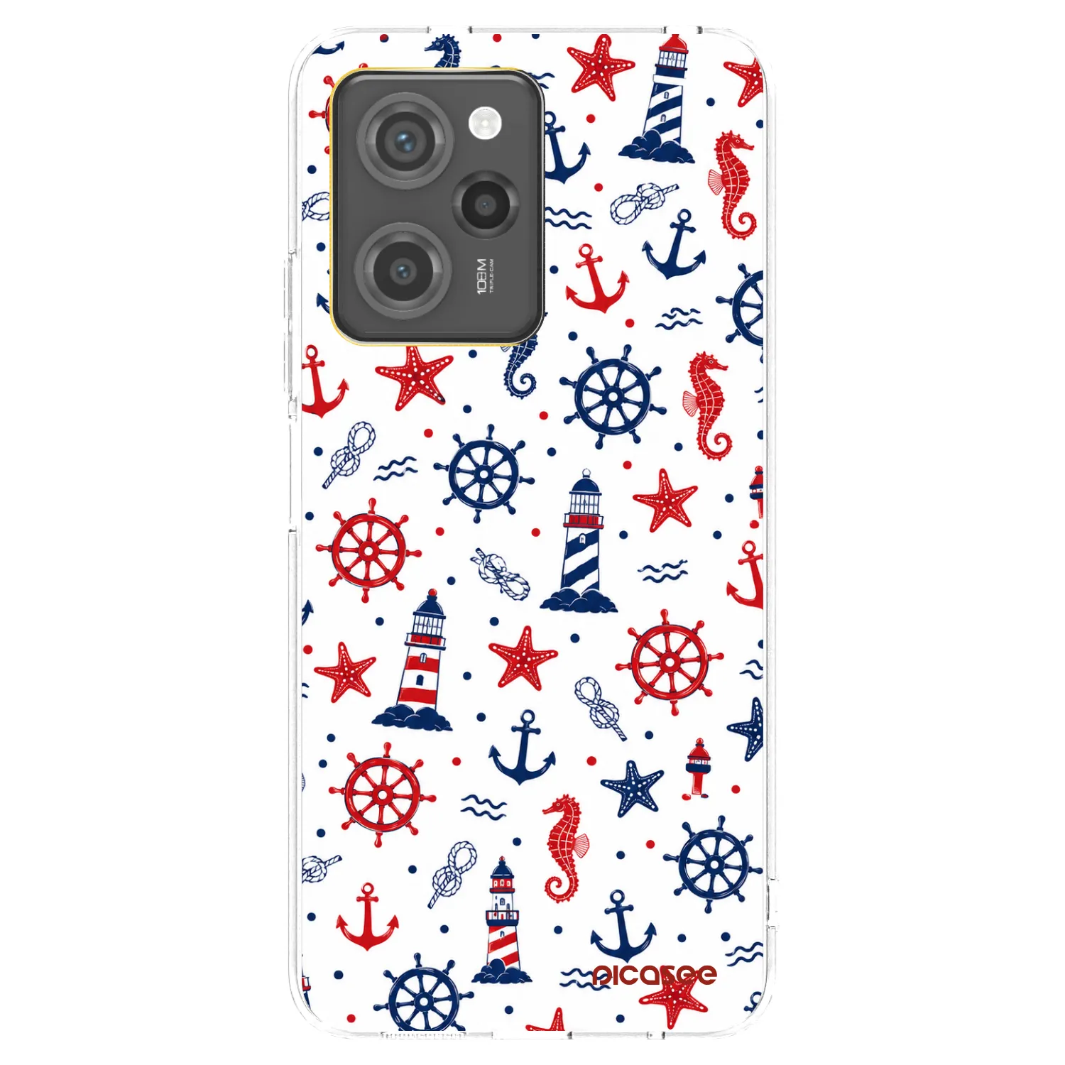 Picasee silikonový černý obal pro Xiaomi Poco X5 Pro - Sailor Vibes