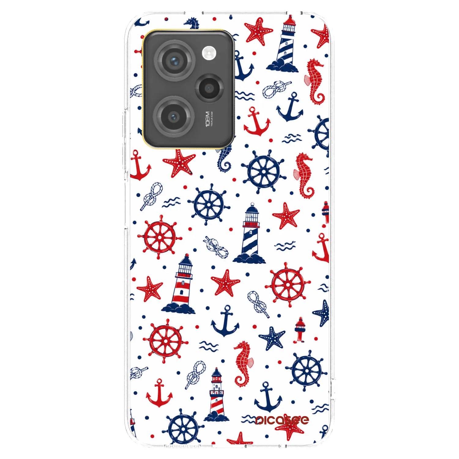 Picasee silikonový průhledný obal pro Xiaomi Poco X5 Pro - Sailor Vibes