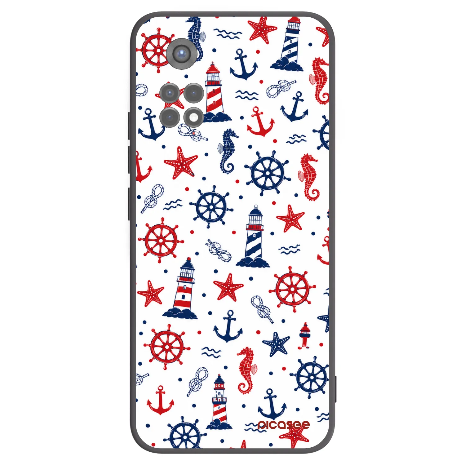 Picasee silikonový černý obal pro Xiaomi Redmi Note 11S 5G - Sailor Vibes