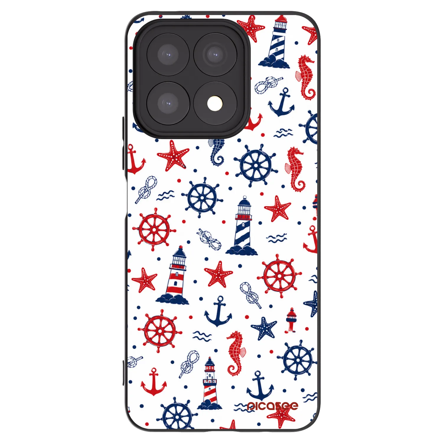 Picasee silikonový černý obal pro Honor X8a - Sailor Vibes