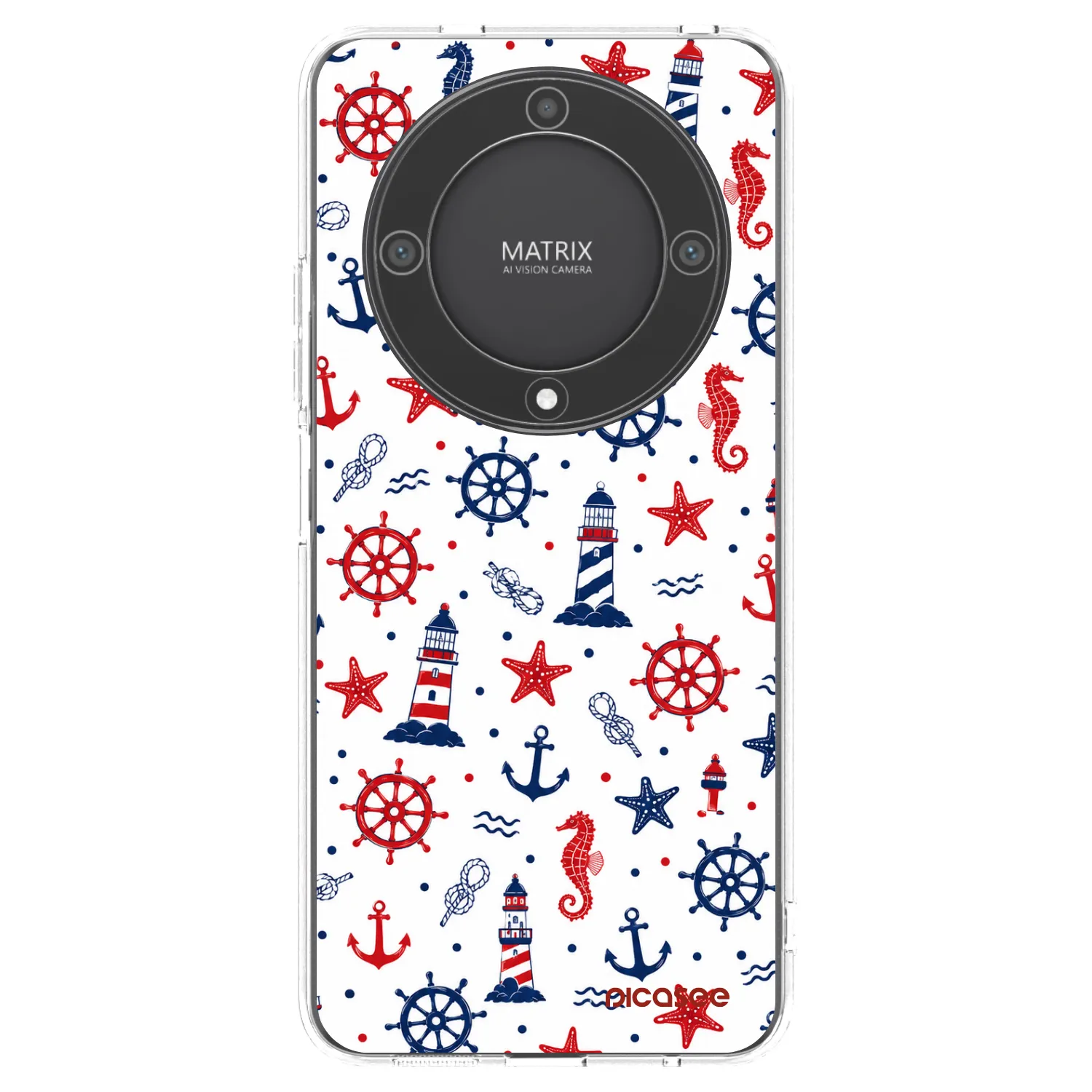 Picasee silikonový průhledný obal pro Honor Magic5 Lite 5G - Sailor Vibes
