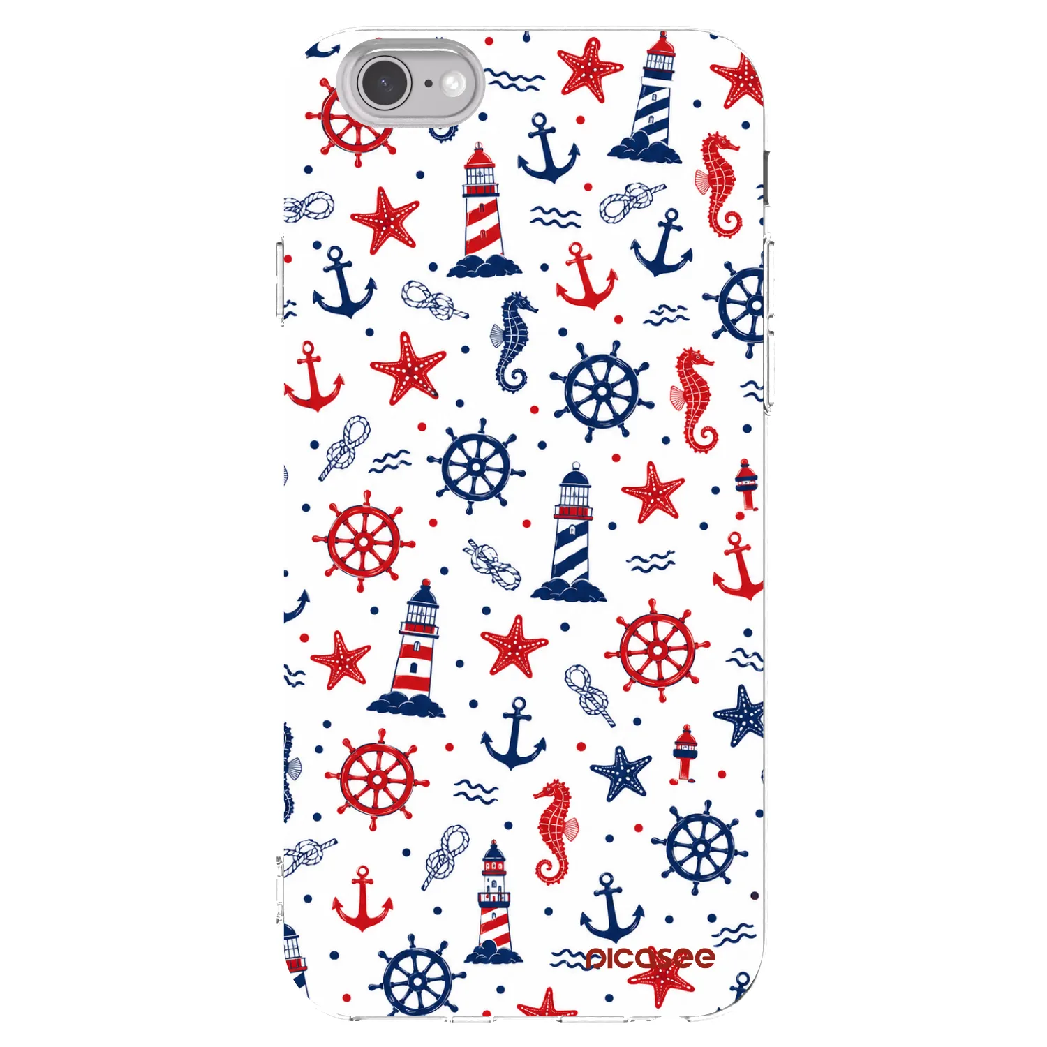 Picasee silikonový průhledný obal pro Apple iPhone 6/6S - Sailor Vibes