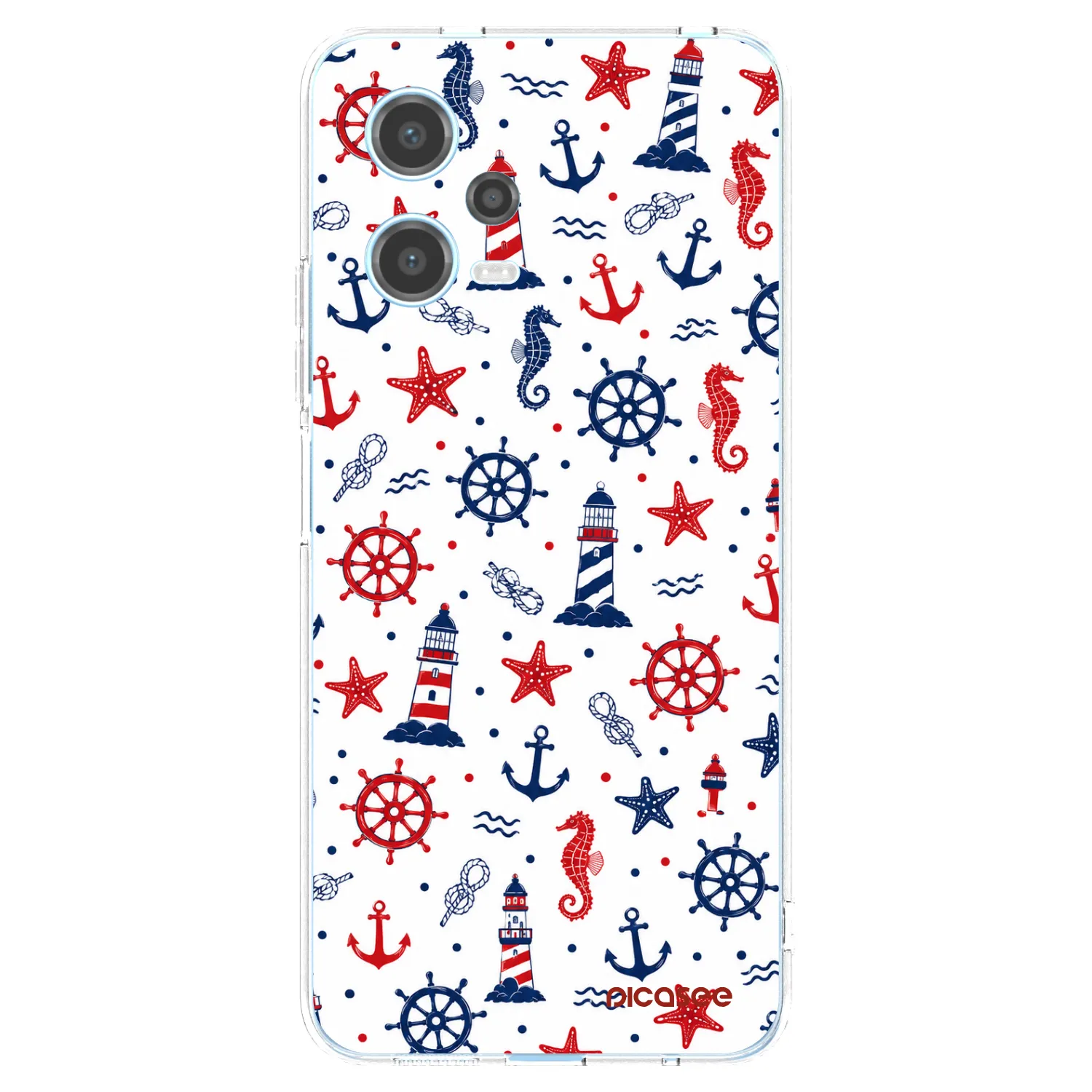 Picasee silikonový průhledný obal pro Xiaomi Redmi Note 12 5G - Sailor Vibes