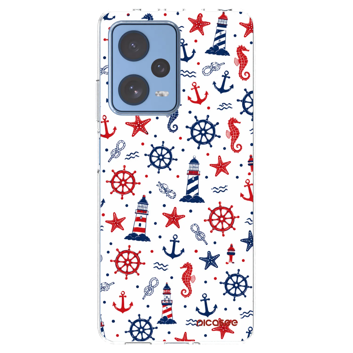 Picasee silikonový průhledný obal pro Xiaomi Redmi Note 12 Pro 5G - Sailor Vibes
