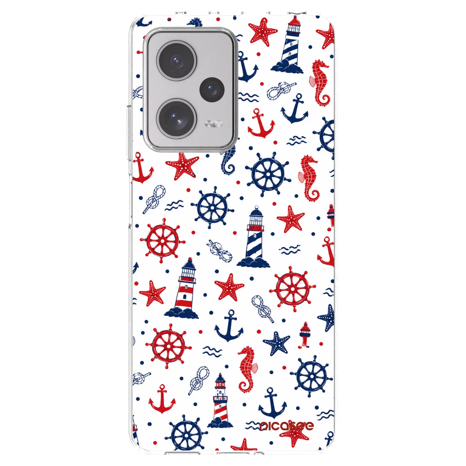 Picasee silikonový průhledný obal pro Xiaomi Redmi Note 12 Pro+ 5G - Sailor Vibes