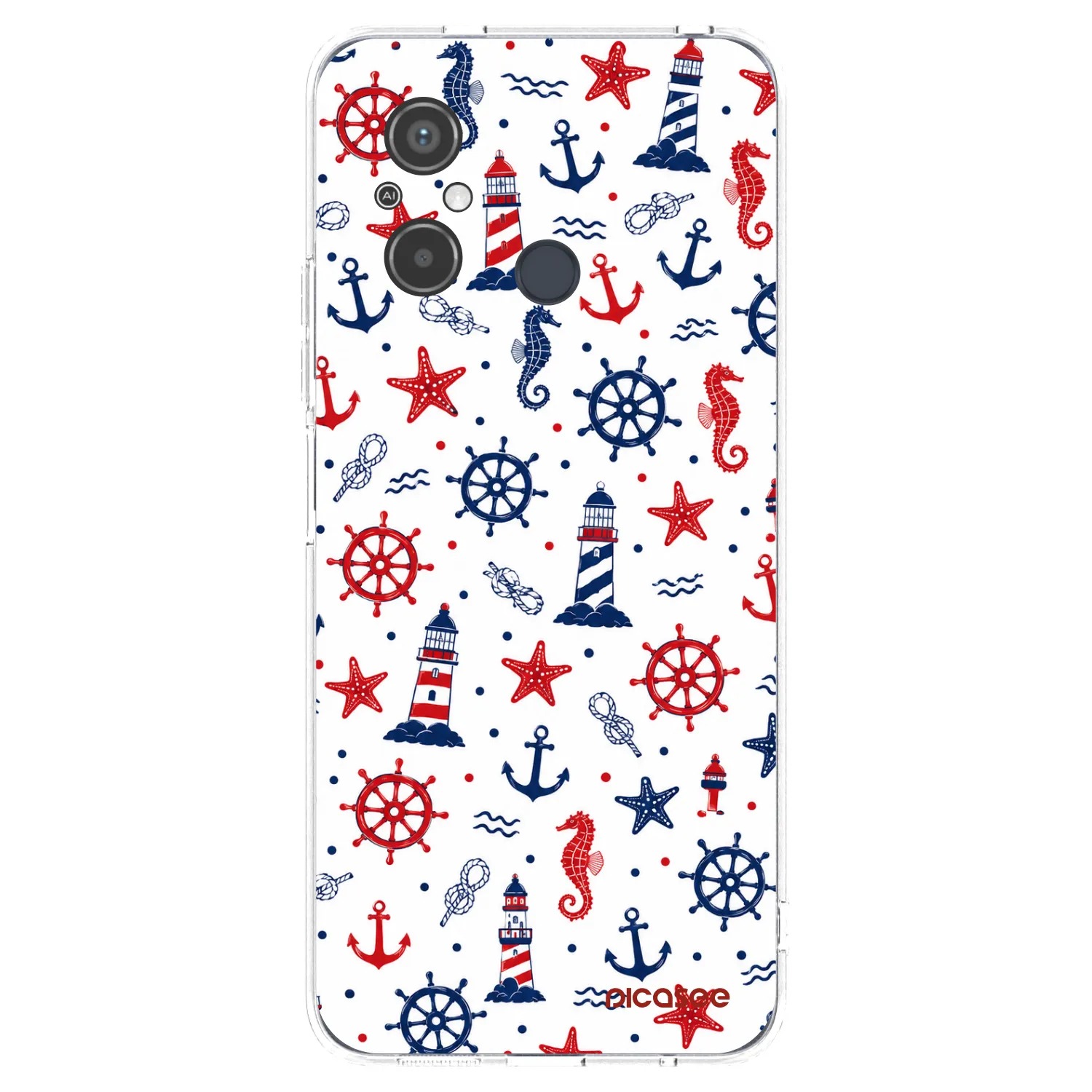 Picasee silikonový průhledný obal pro Xiaomi Redmi 12C - Sailor Vibes