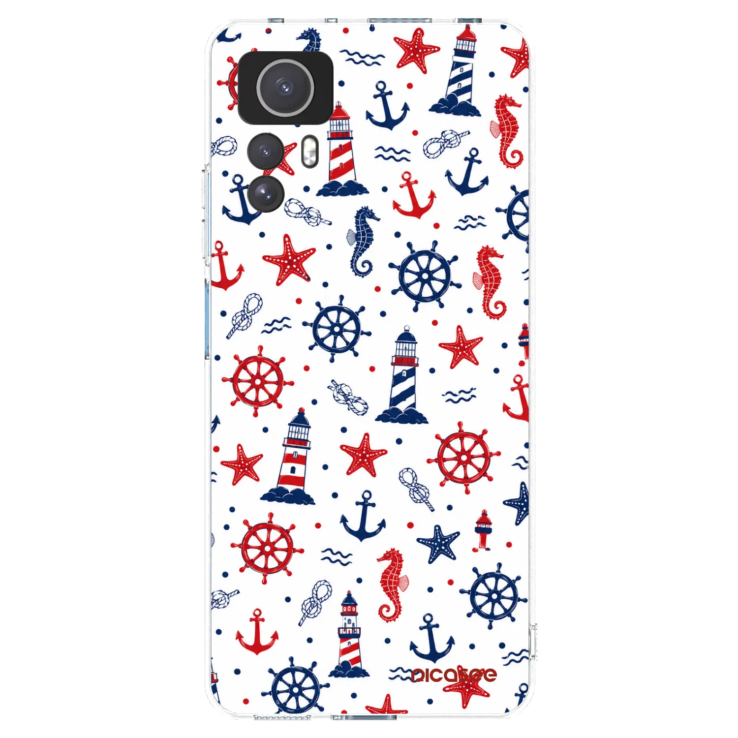 Picasee silikonový průhledný obal pro Xiaomi Redmi Note 12S - Sailor Vibes