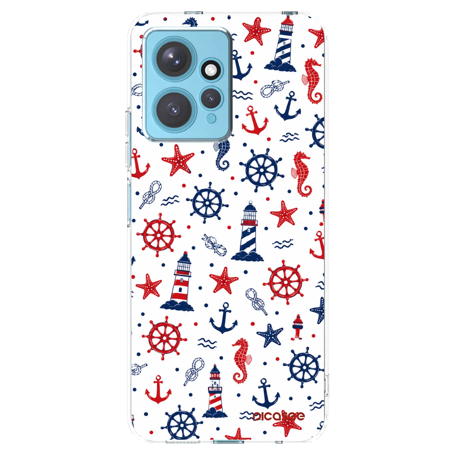 Picasee silikonový průhledný obal pro Xiaomi Redmi Note 12 4G - Sailor Vibes