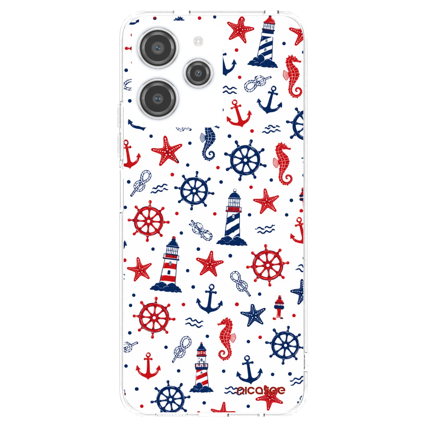 Picasee silikonový průhledný obal pro Xiaomi Redmi 12 4G - Sailor Vibes