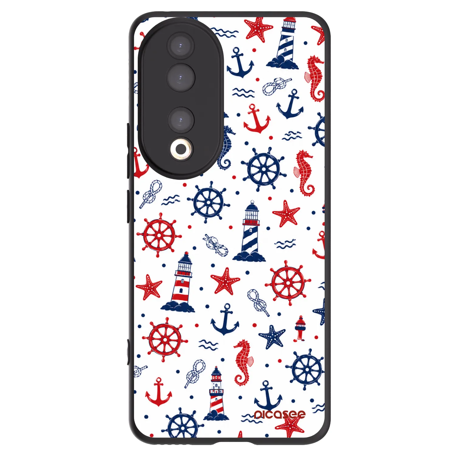 Picasee silikonový černý obal pro Honor 90 5G - Sailor Vibes