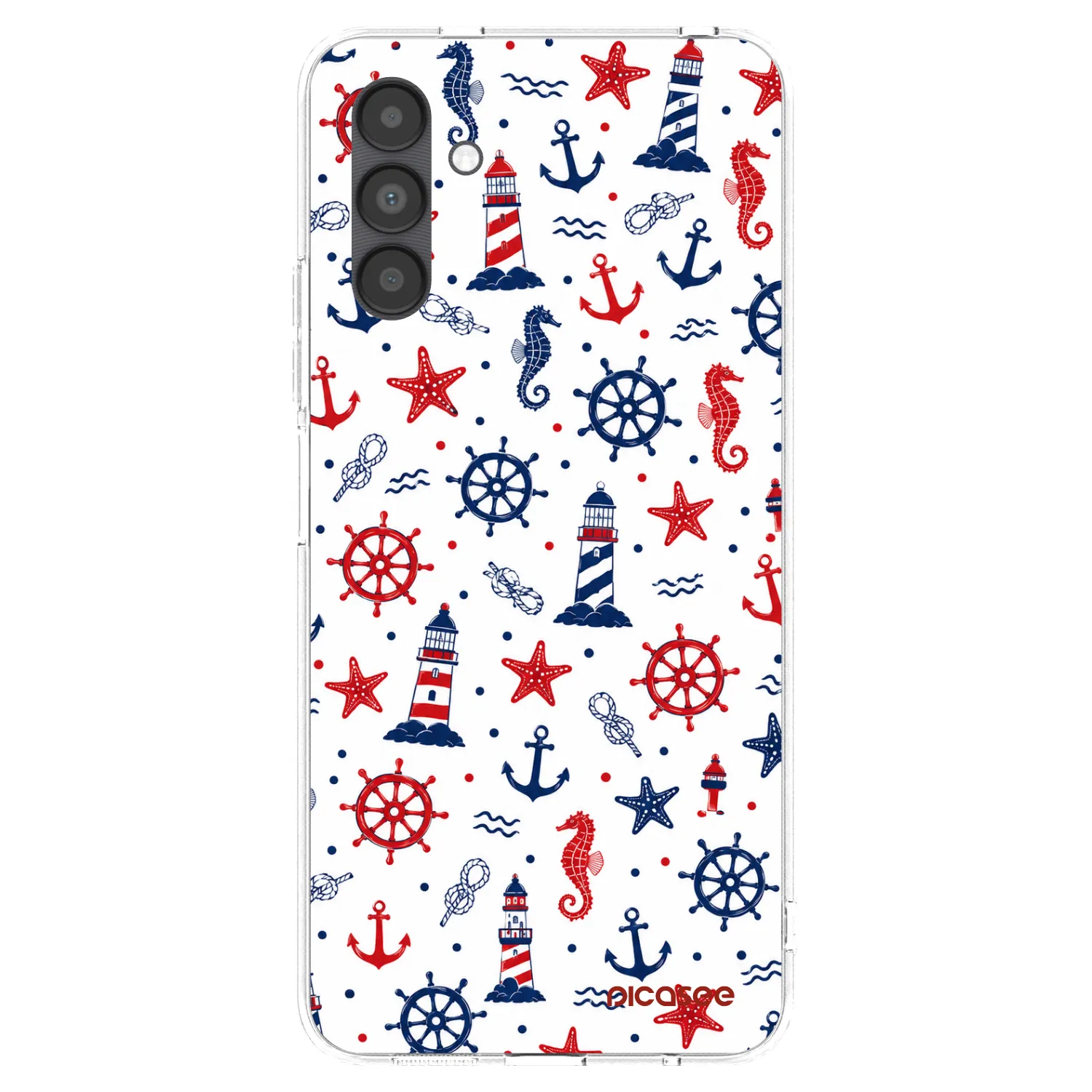 Picasee silikonový průhledný obal pro Samsung Galaxy A04s A047F - Sailor Vibes