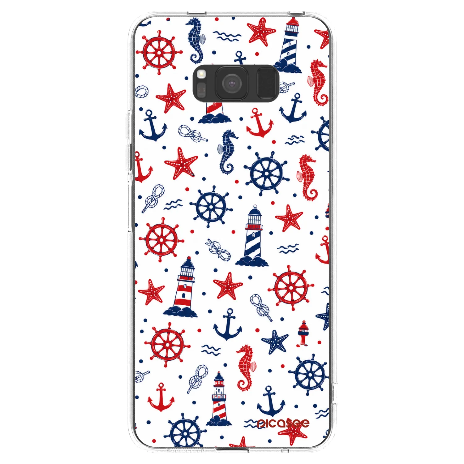 Picasee silikonový průhledný obal pro Samsung Galaxy S8 G950F - Sailor Vibes