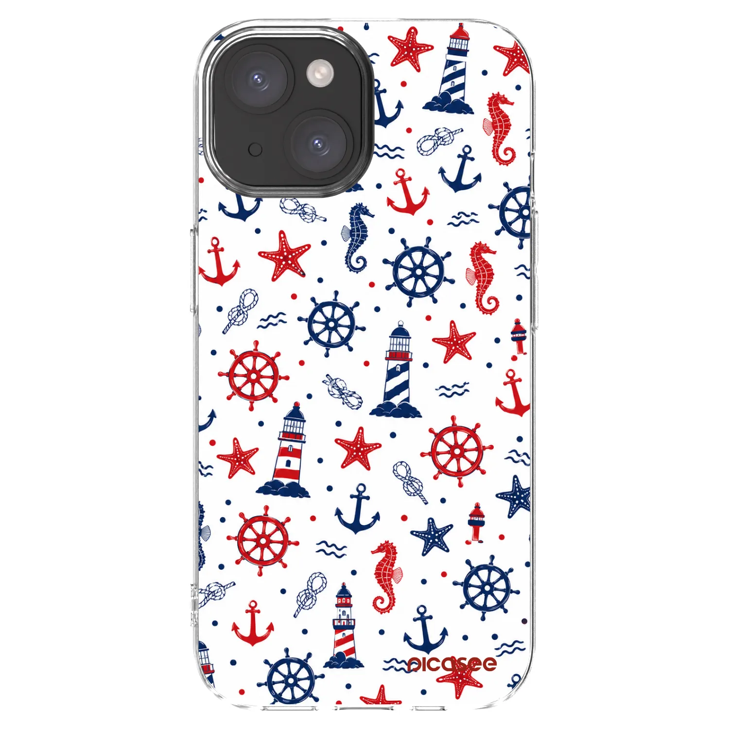 Picasee silikonový průhledný obal pro Apple iPhone 15 - Sailor Vibes