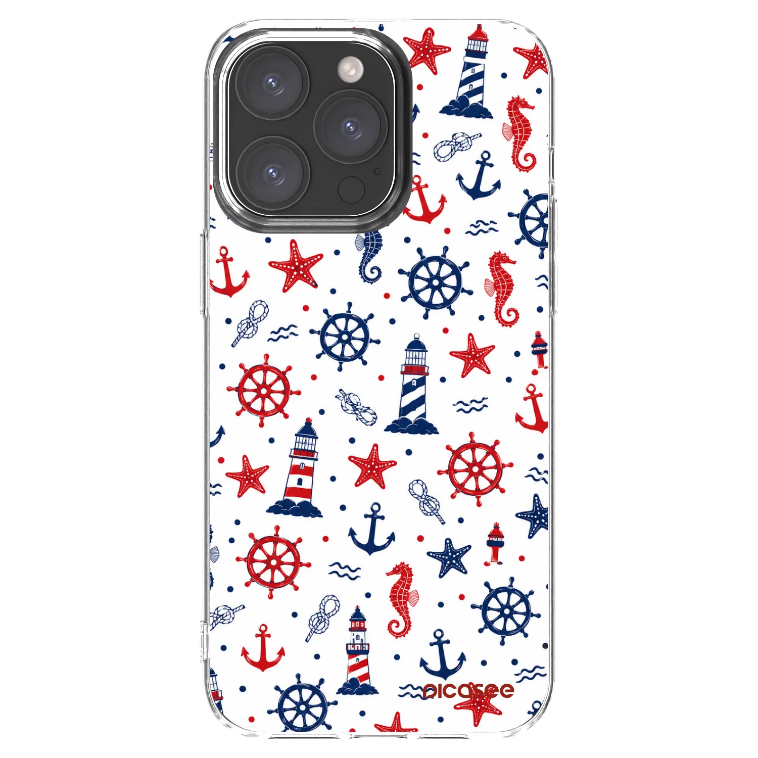 Picasee silikonový průhledný obal pro Apple iPhone 15 Pro Max - Sailor Vibes