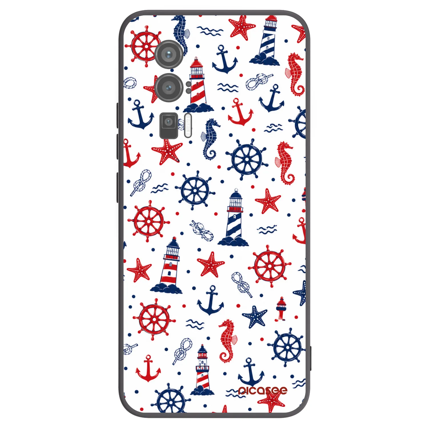 Picasee silikonový černý obal pro Xiaomi Poco F5 Pro 5G - Sailor Vibes
