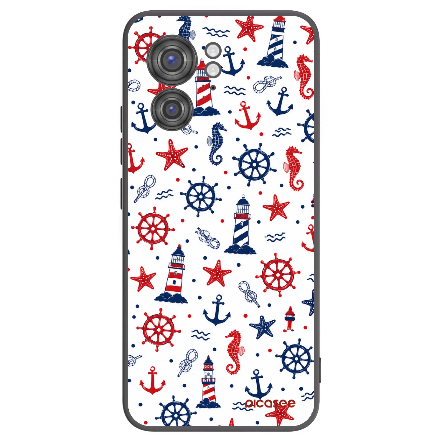 Picasee silikonový černý obal pro Motorola Edge 40 - Sailor Vibes