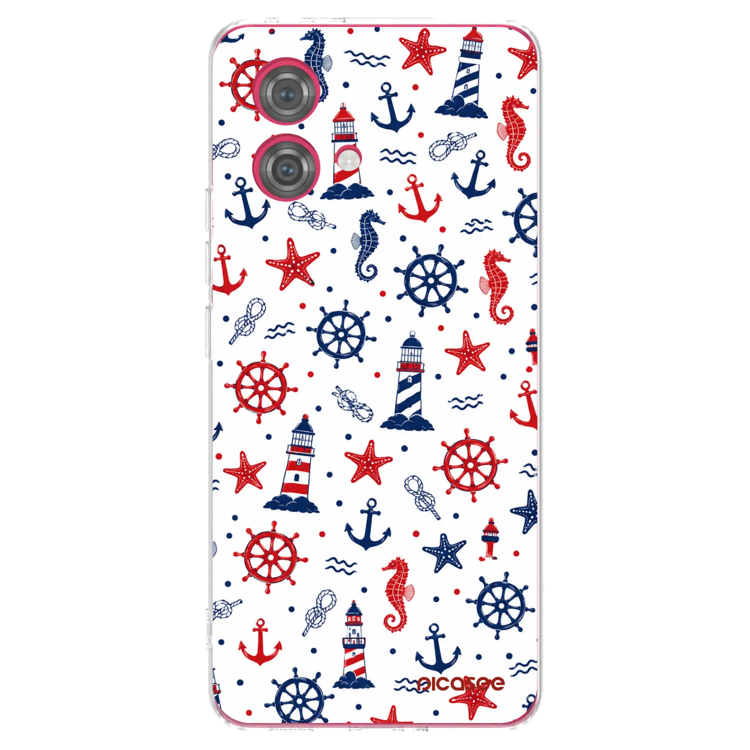 Picasee silikonový průhledný obal pro Motorola Moto G84 5G - Sailor Vibes
