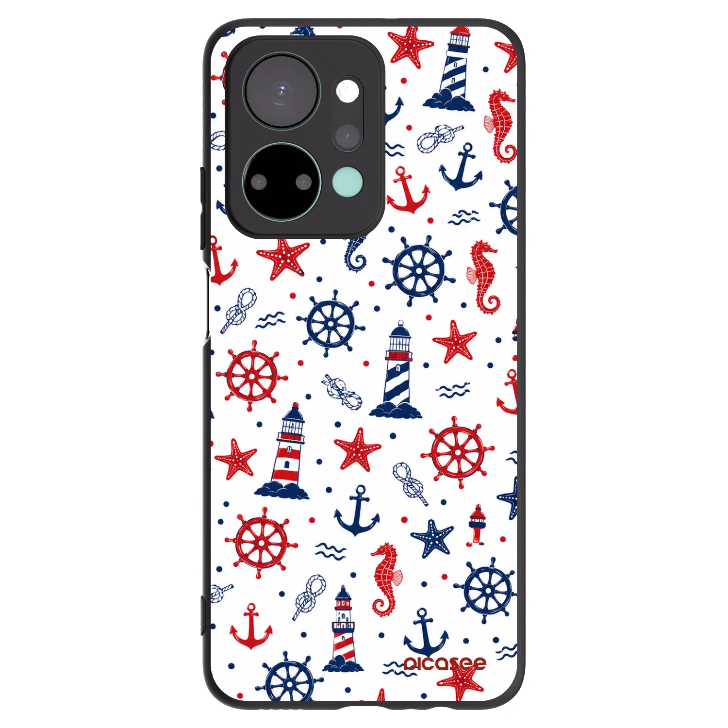 Picasee silikonový černý obal pro Honor X7a - Sailor Vibes