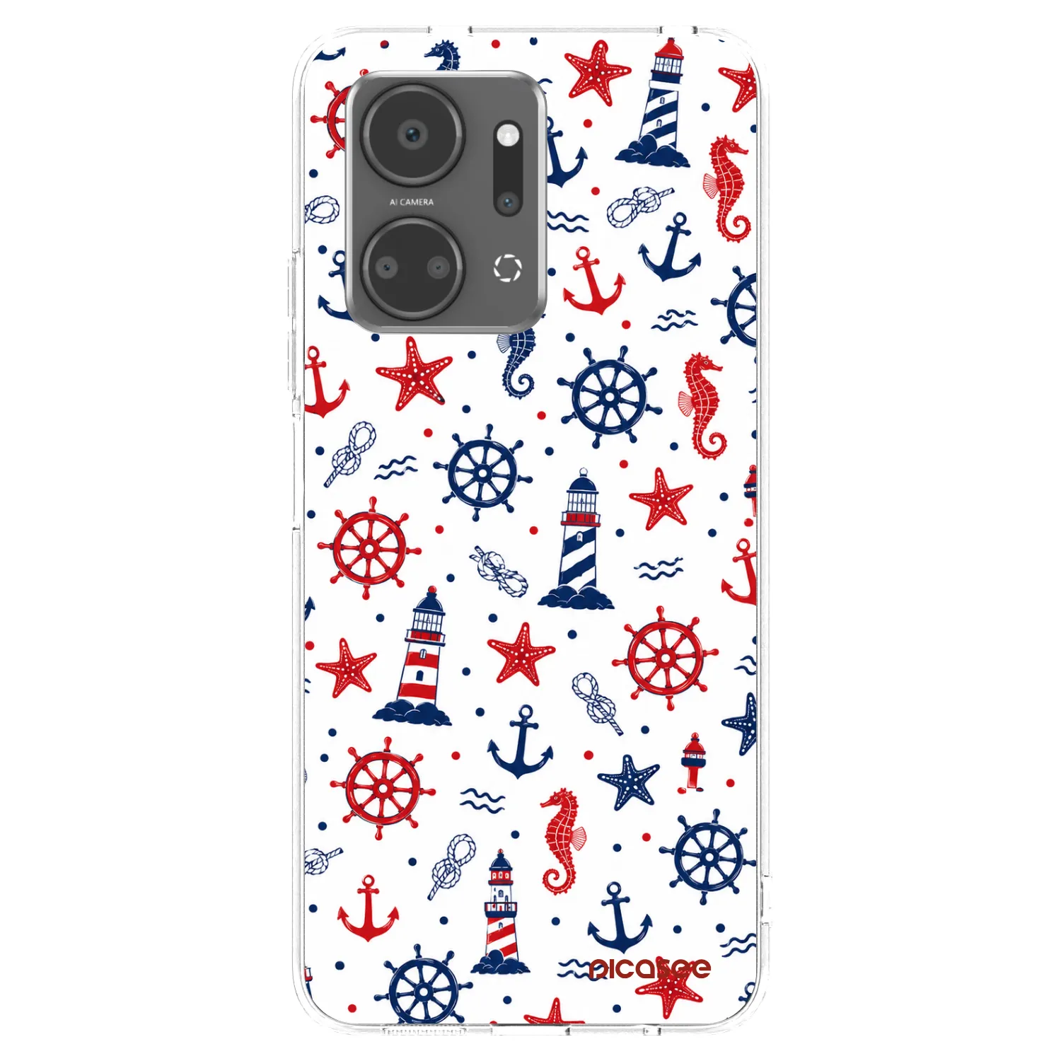 Picasee silikonový průhledný obal pro Honor X7a - Sailor Vibes